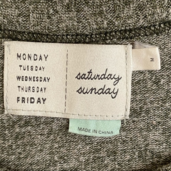 Anthropologie Saturday Sunday Cutout Pullover Top Size M - Picture 4 of 7